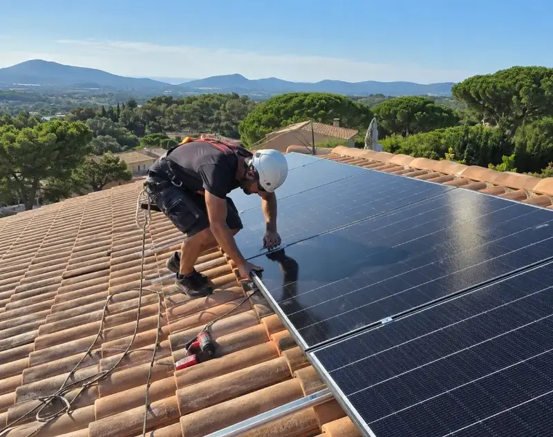 Installateur panneaux solaires Chamaret — pose photovoltaïque sur toiture