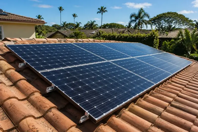 Installation de panneaux solaires à Chamaret
